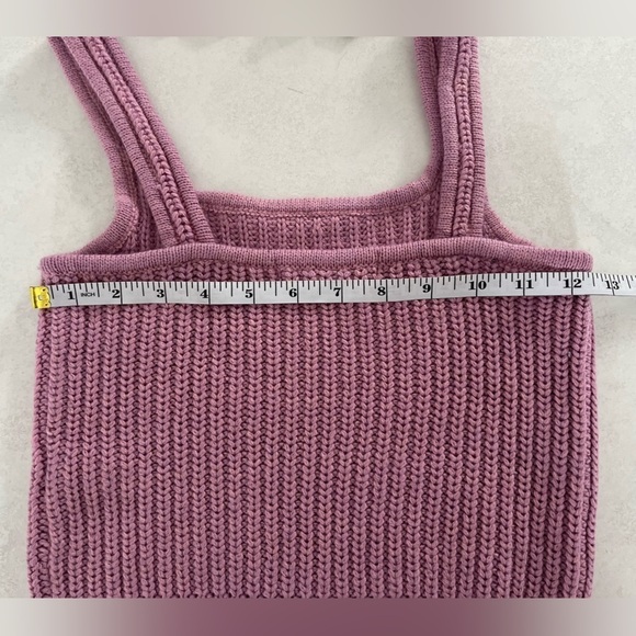 Aeropostale/ Knit crop top/ Lavender colour/ Stretchy/ Size US M - Picture 6 of 8